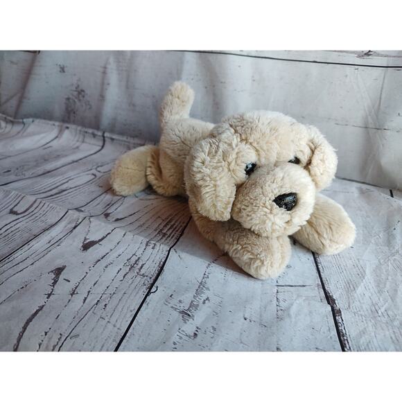 Aurora Flopsie Plush Golden Retrieve Labrador Dog 12inch Stuffed Animal Lab - Picture 1 of 9